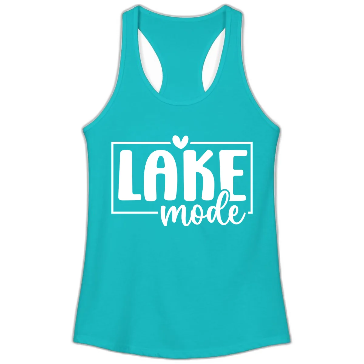 Lake Mode Lifestyle Apparel Ladies Tank in Tahiti Blue