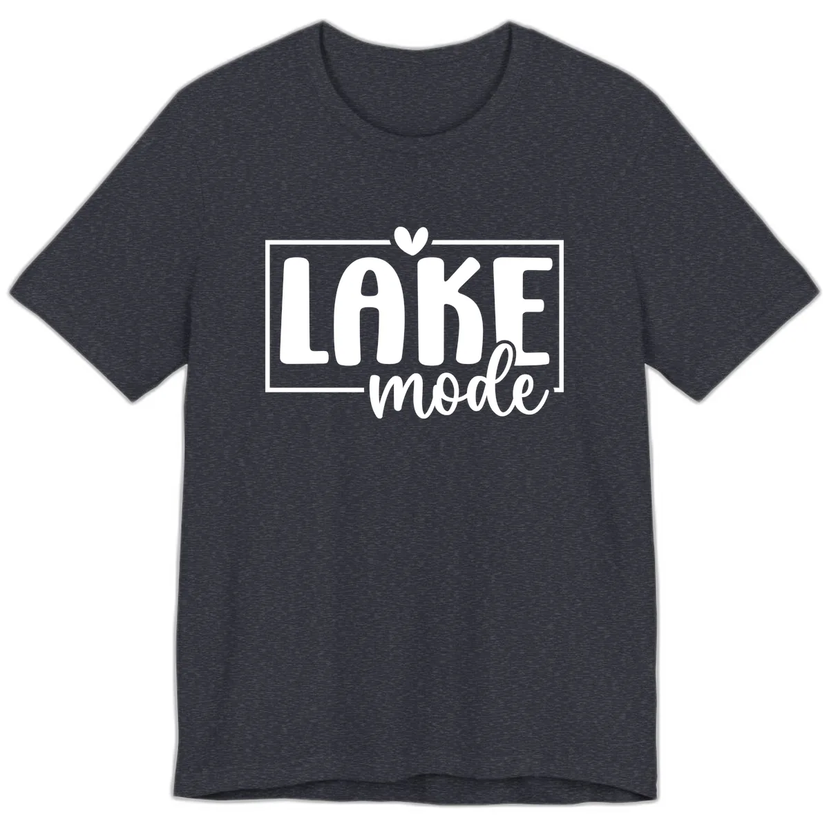 Lake Mode Lifestyle Apparel Premium T-Shirt in Heather Navy