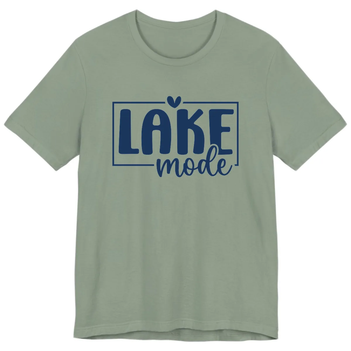 Lake Mode Lifestyle Apparel Premium T-Shirt in Sage
