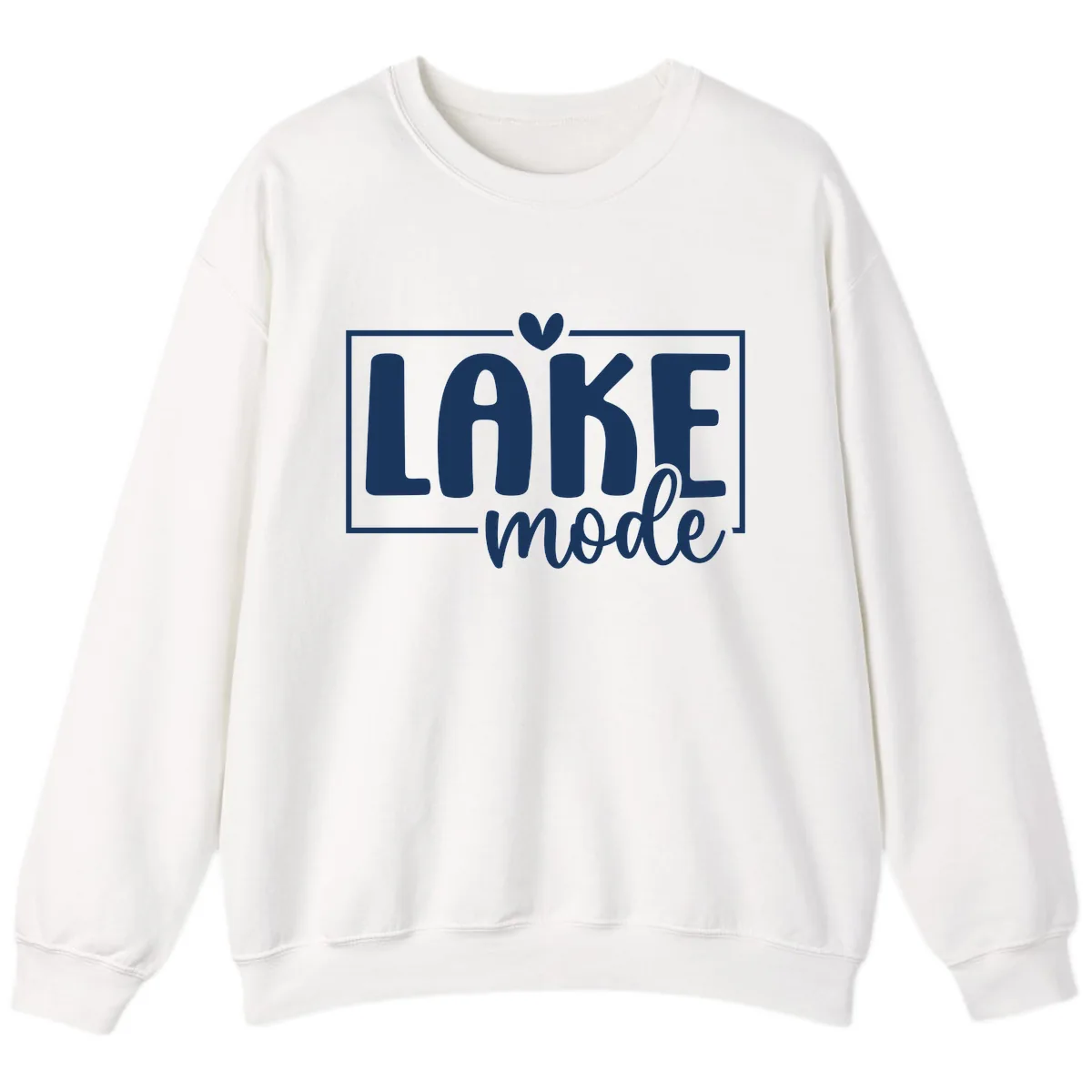 Lake Mode Lifestyle Apparel Sweatshirt in White