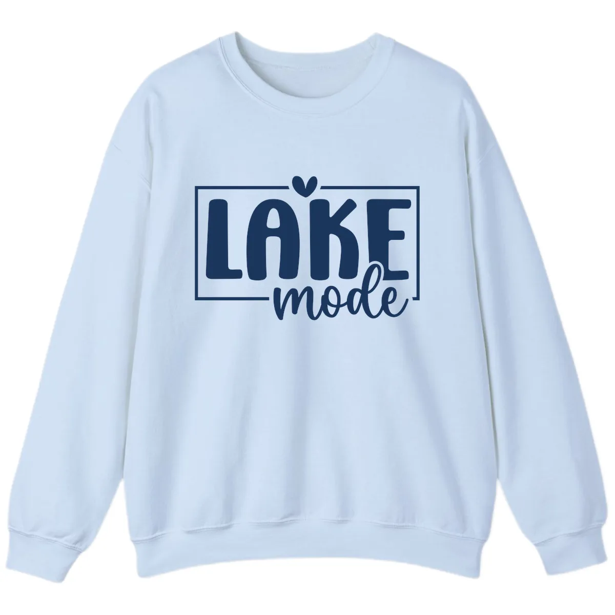 Lake Mode Lifestyle Apparel Sweatshirt in Light Blue