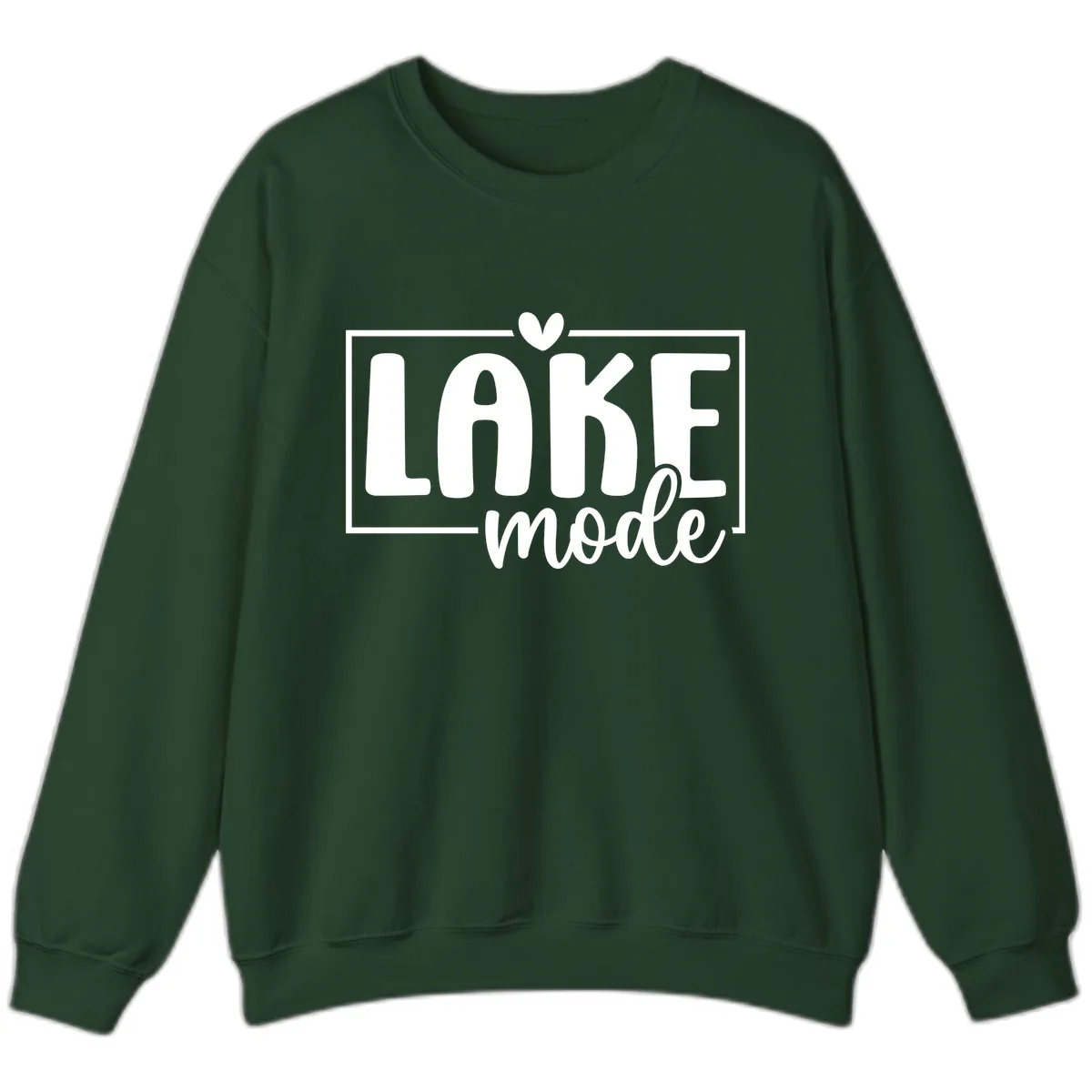 Lake Mode Lifestyle Apparel Sweatshirt in Forest Green