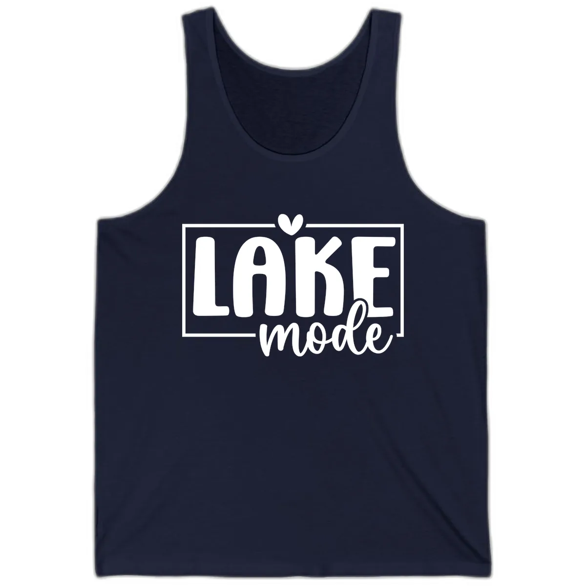 Lake Mode Lifestyle Apparel Tank in Navy