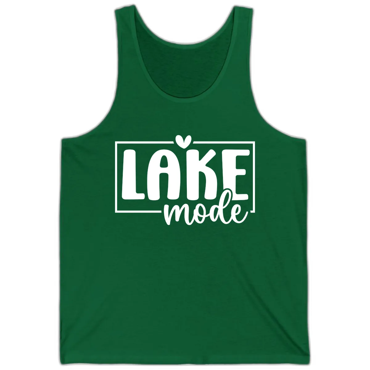 Lake Mode Lifestyle Apparel Tank in Kelly