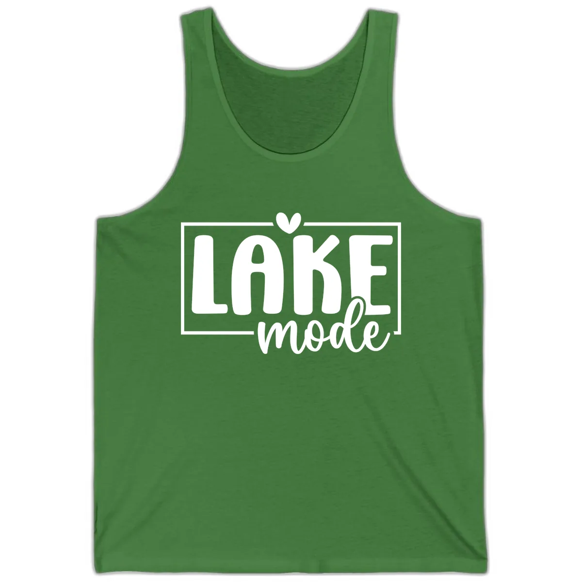 Lake Mode Lifestyle Apparel Tank in Leaf
