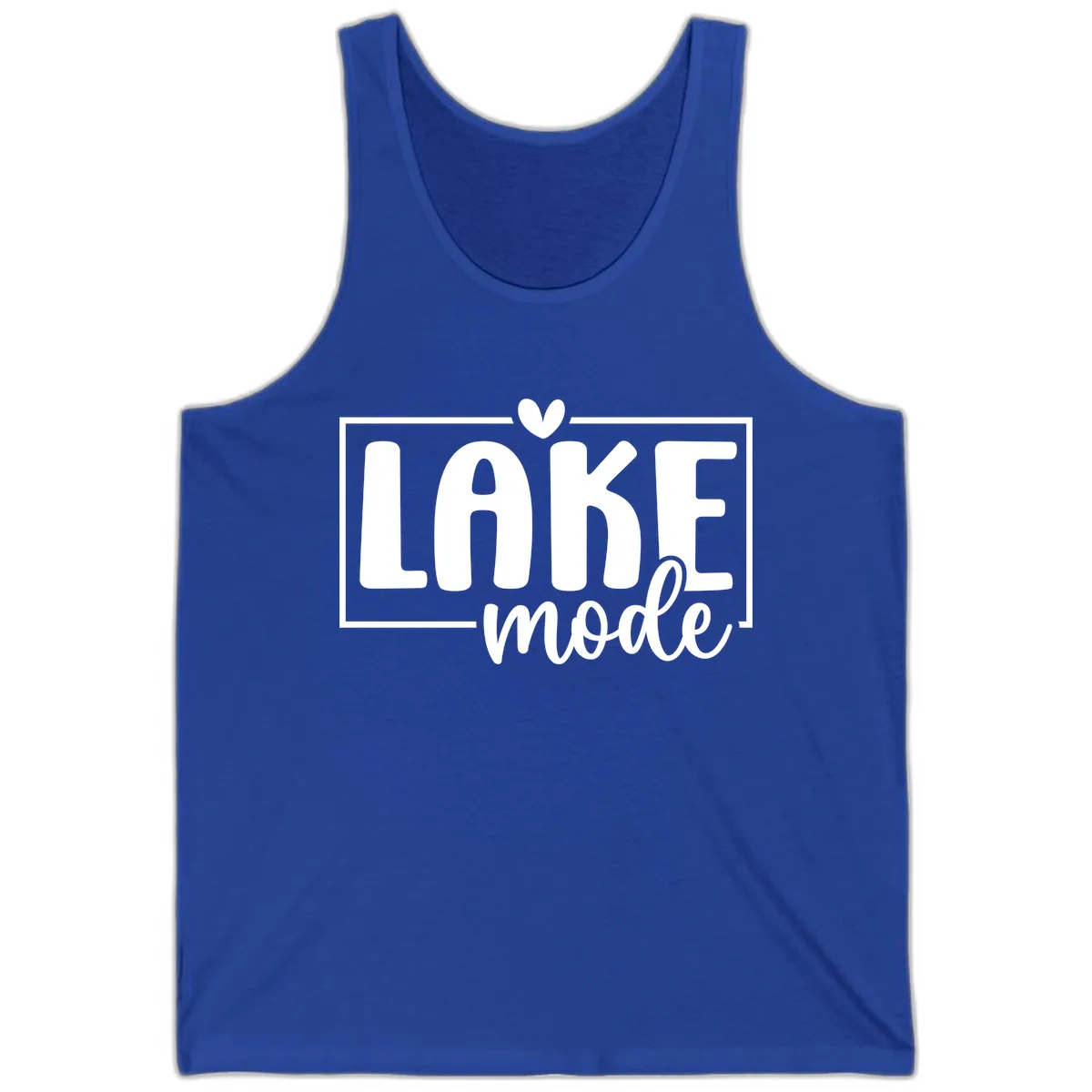 Lake Mode Lifestyle Apparel Tank in True Royal