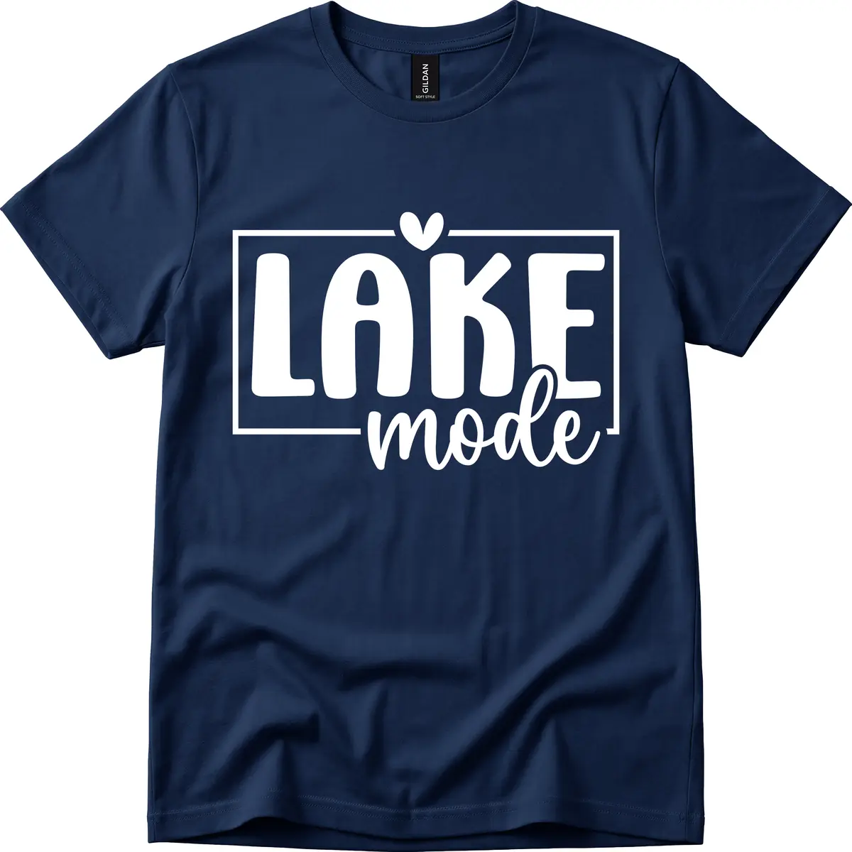 Lake Mode Lifestyle Apparel T-Shirt in Navy