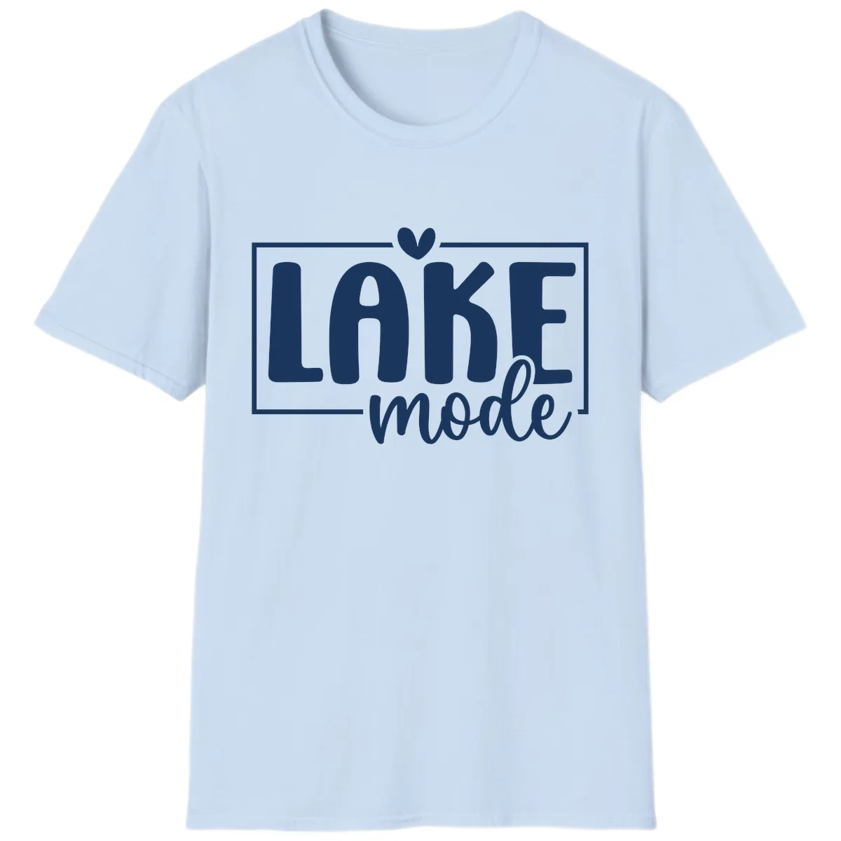 Lake Mode Lifestyle Apparel T-Shirt in Light Blue