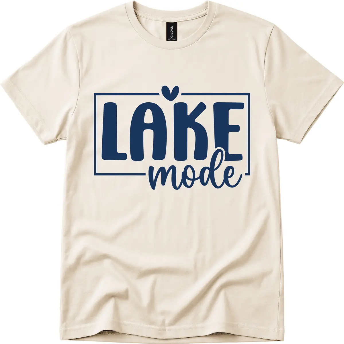 Lake Mode Lifestyle Apparel T-Shirt in Natural