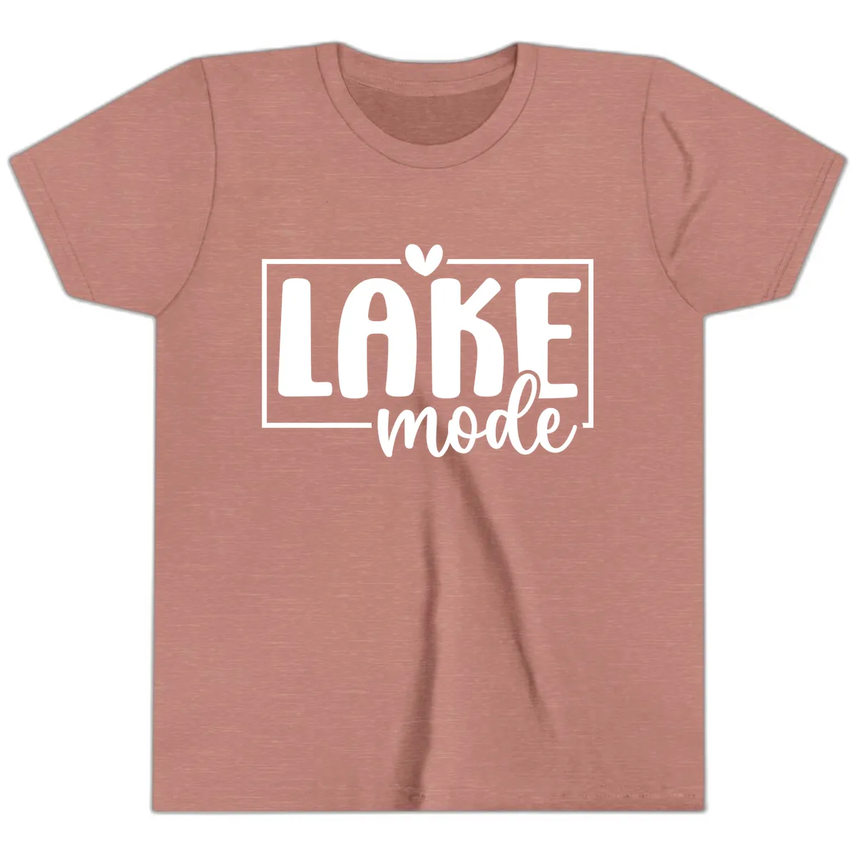 Lake Mode Lifestyle Apparel Youth T-Shirt in Heather Mauve