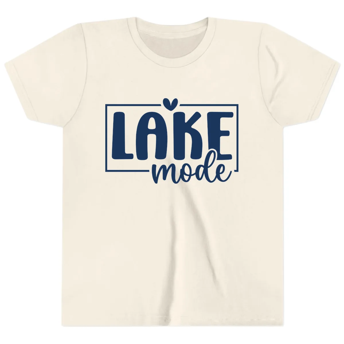 Lake Mode Lifestyle Apparel Youth T-Shirt in Natural