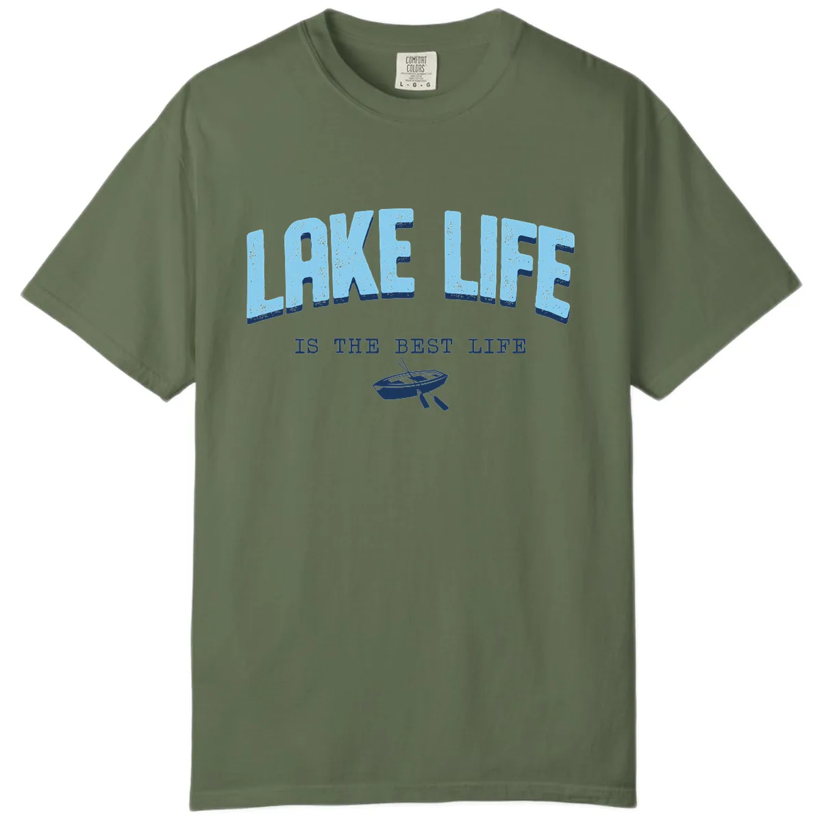 Lake Life Is The Best Life Design Comfort Color in Sage