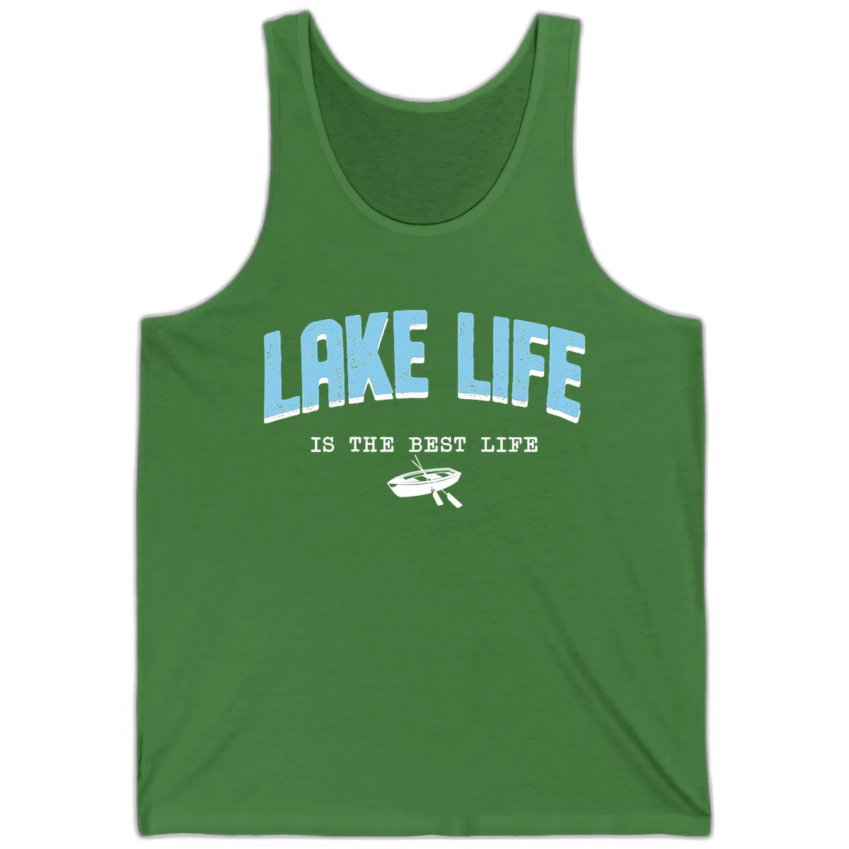 Lake Life Is The Best Life Design Tank in Leaf