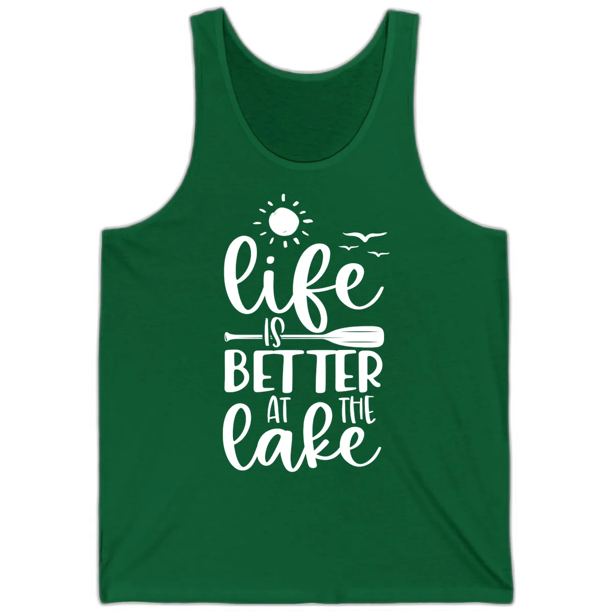 Life Is Better At The Lake Design Tank in Kelly