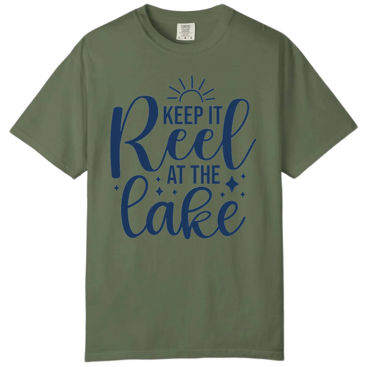 Keep It Reel At The Lake Design Comfort Color in Sage