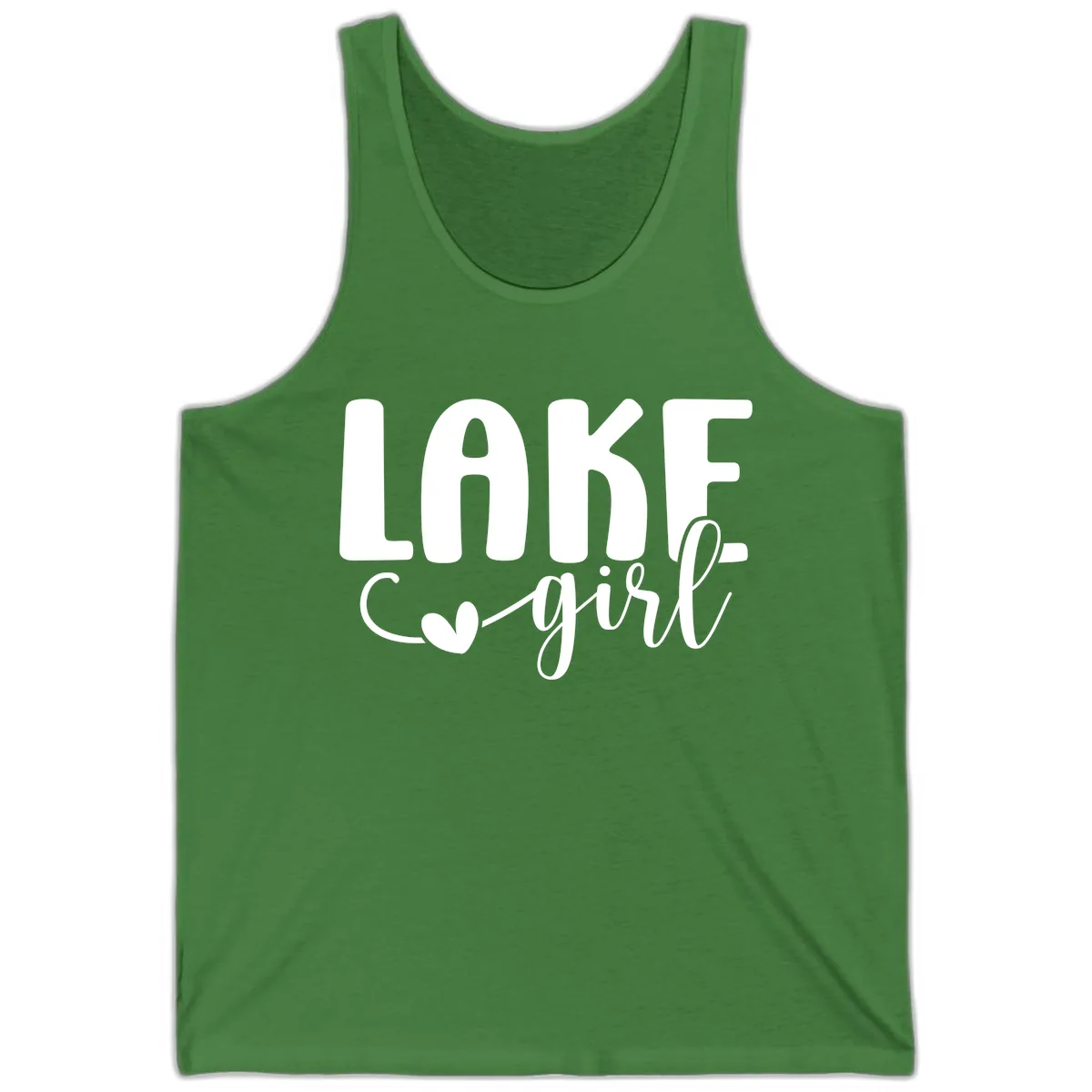 Lake Girl Lifestyle Design Tank in Leaf