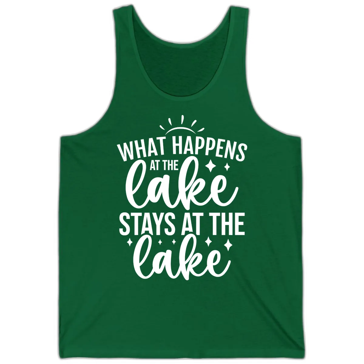 What Happens At The Lake Stays At The Lake Tank in Kelly