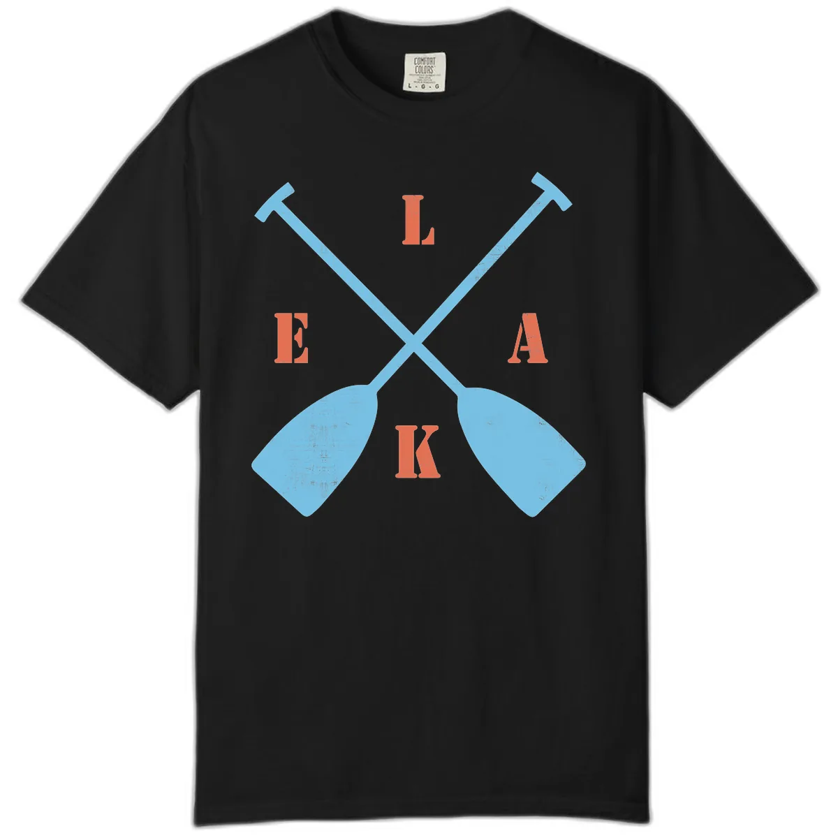 Lake Life Kayak Paddles Comfort Color in Black