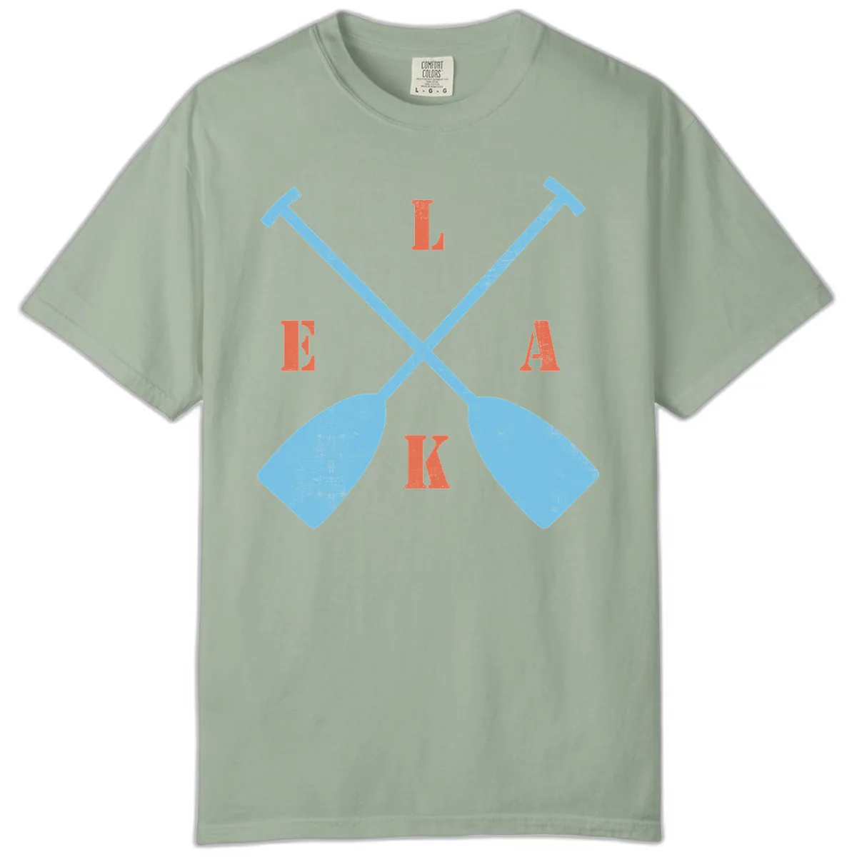 Lake Life Kayak Paddles Comfort Color in Bay