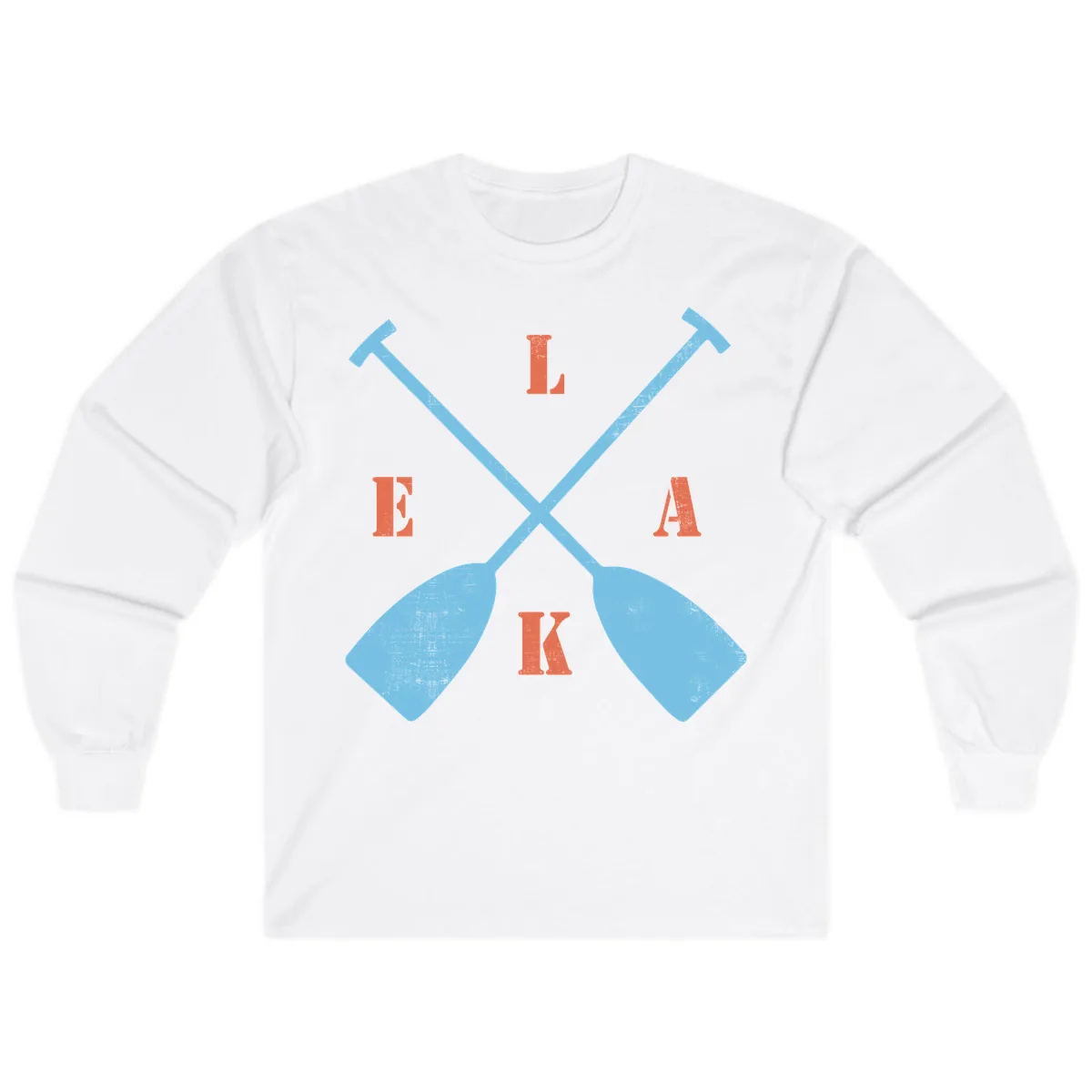 Lake Life Kayak Paddles Long Sleeve in White