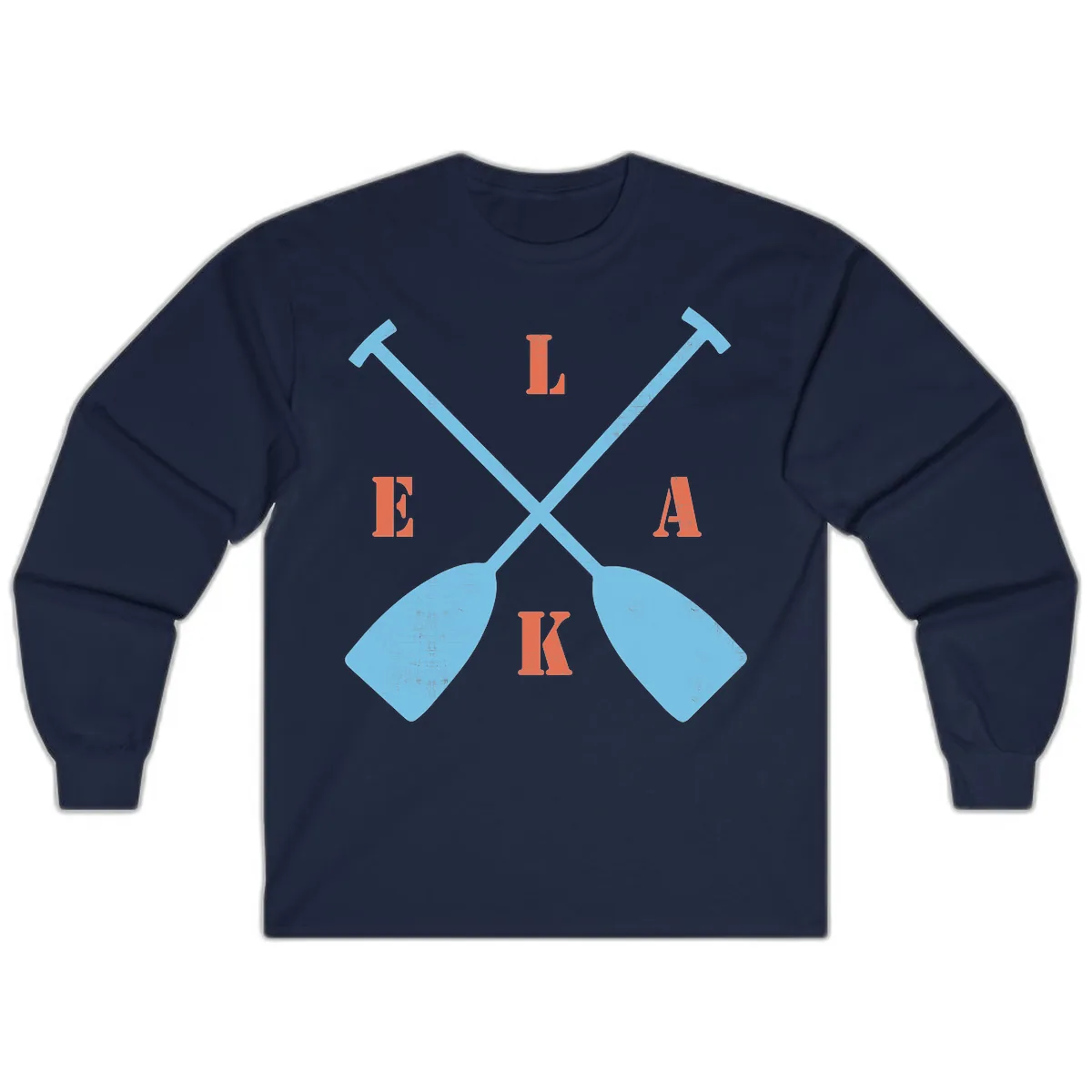 Lake Life Kayak Paddles Long Sleeve in Navy
