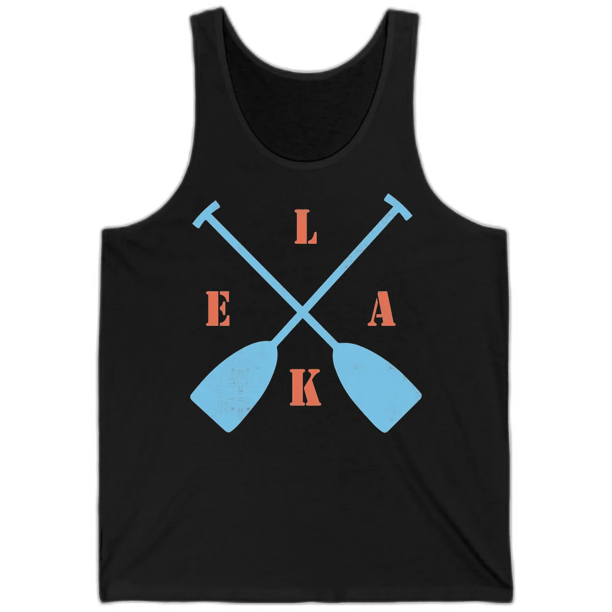 Lake Life Kayak Paddles Tank in Black