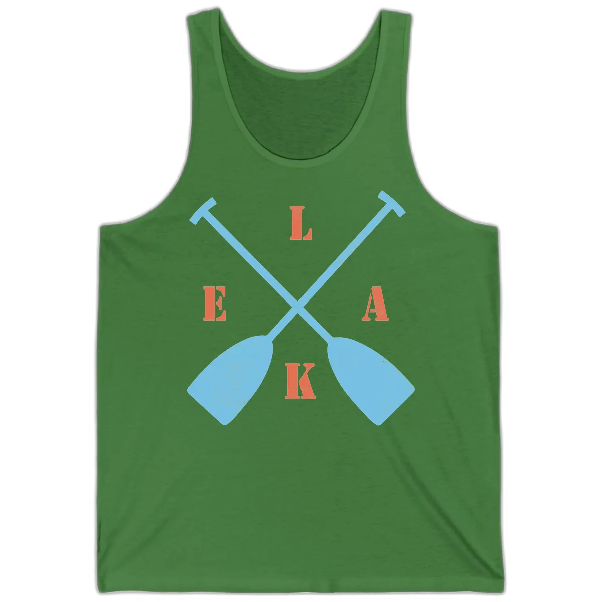 Lake Life Kayak Paddles Tank in Leaf