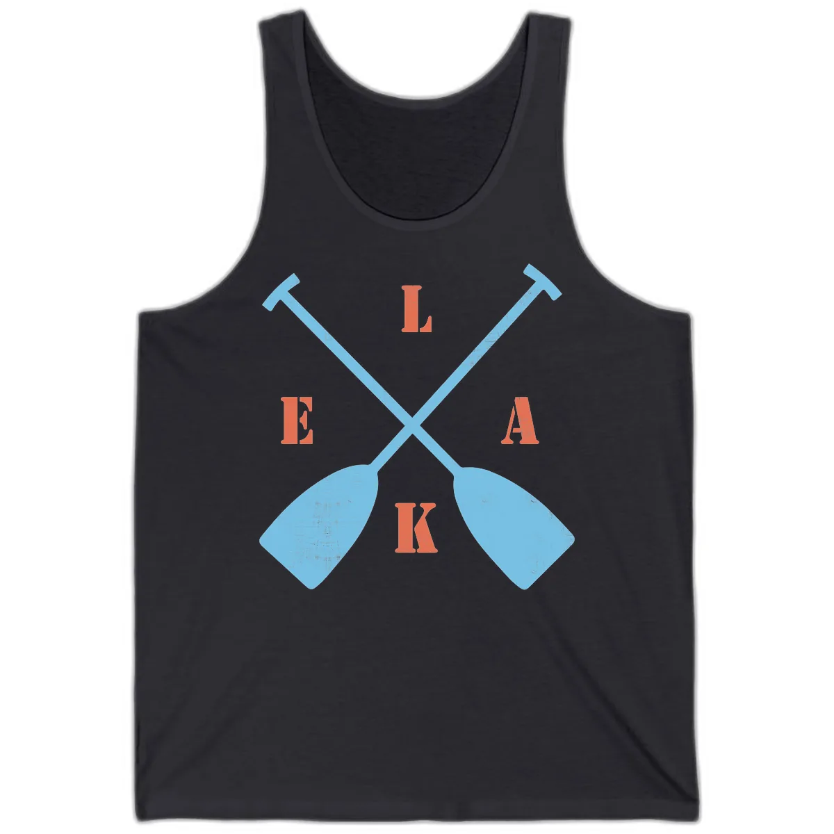 Lake Life Kayak Paddles Tank in Dark Grey