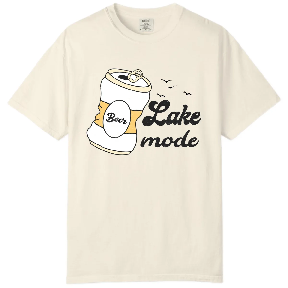 Lake Mode Crushed Beer Can Comfort Color in Ivory