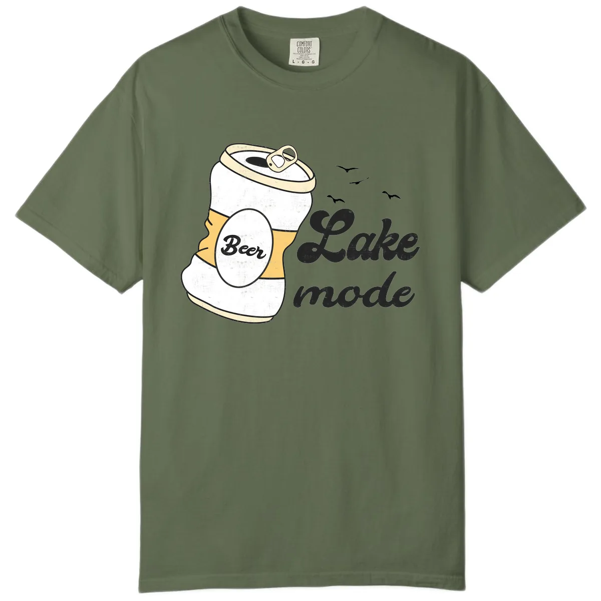 Lake Mode Crushed Beer Can Comfort Color in Sage