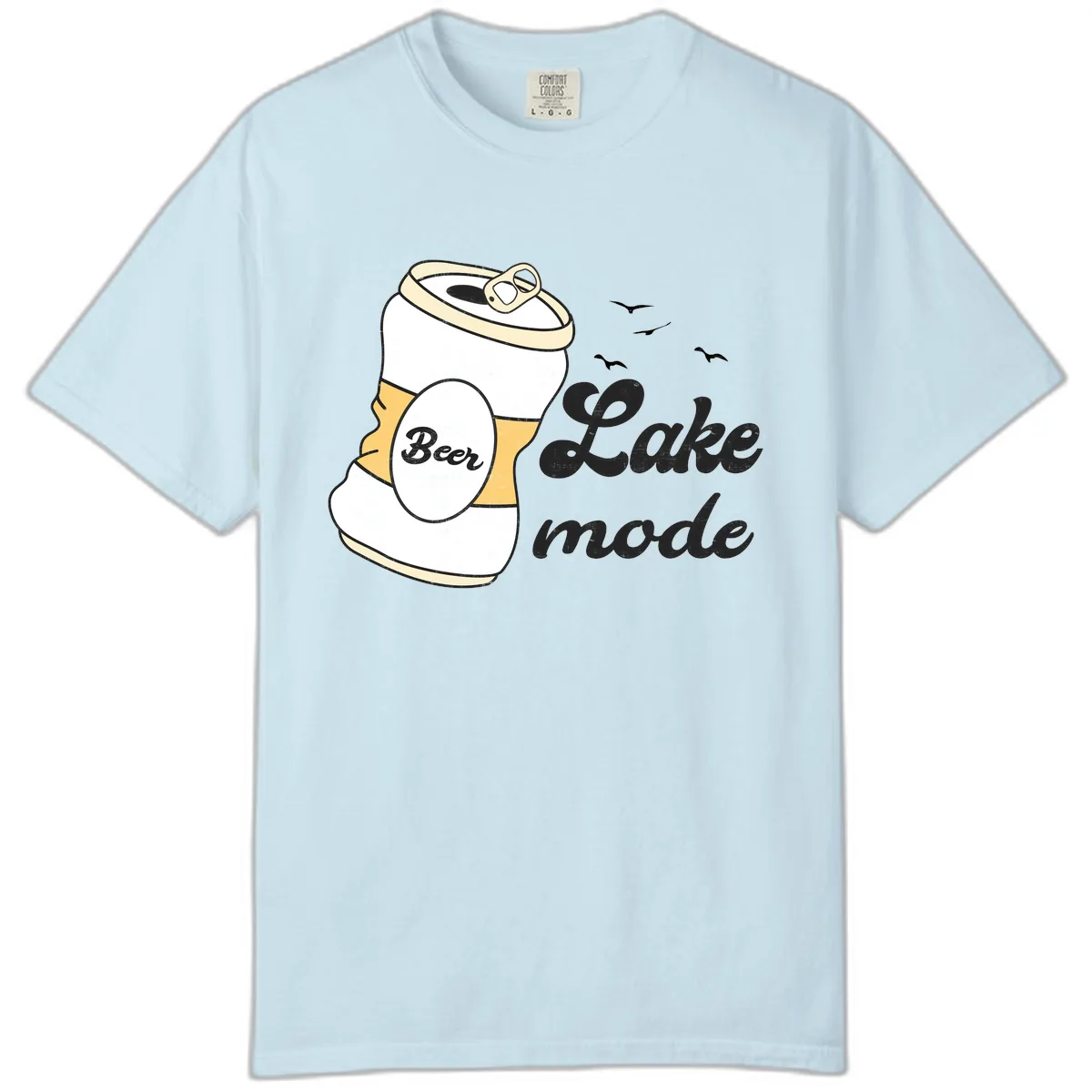 Lake Mode Crushed Beer Can Comfort Color in Chambray