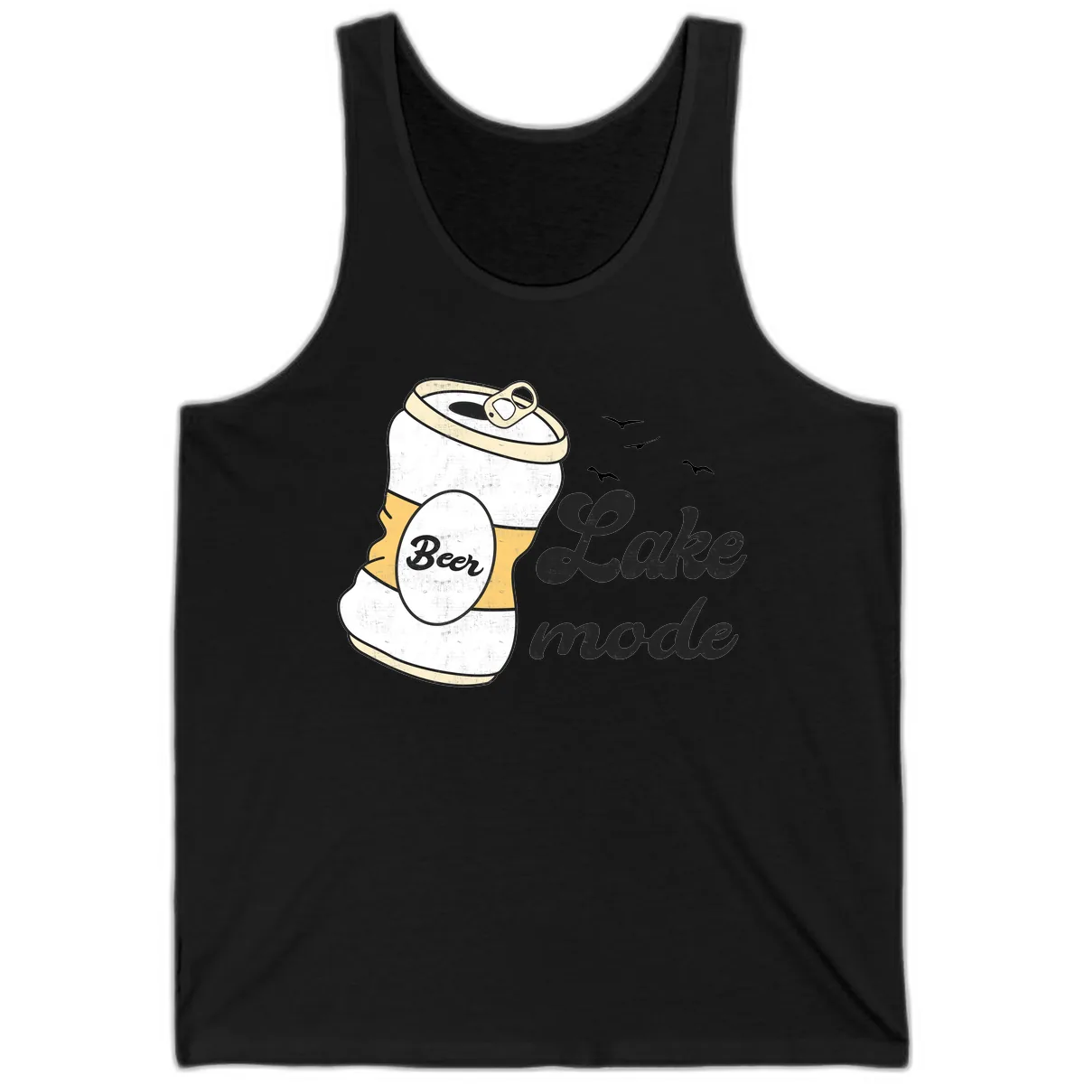 Lake Mode Crushed Beer Can Tank in Black
