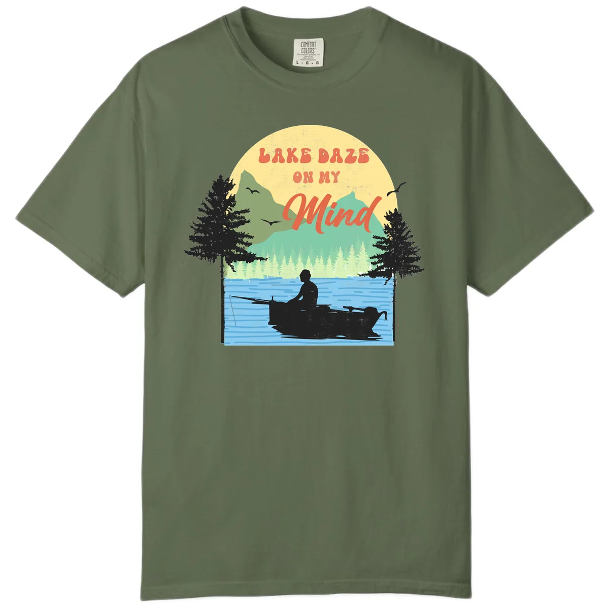 Lake Daze On My Mind Design Comfort Color in Sage