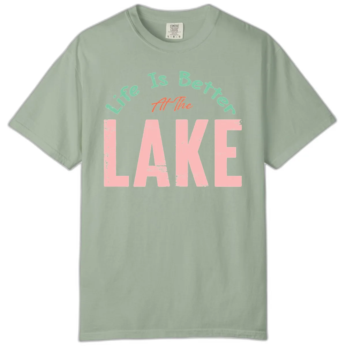 Life Is Better At The Lake Design Comfort Color in Bay