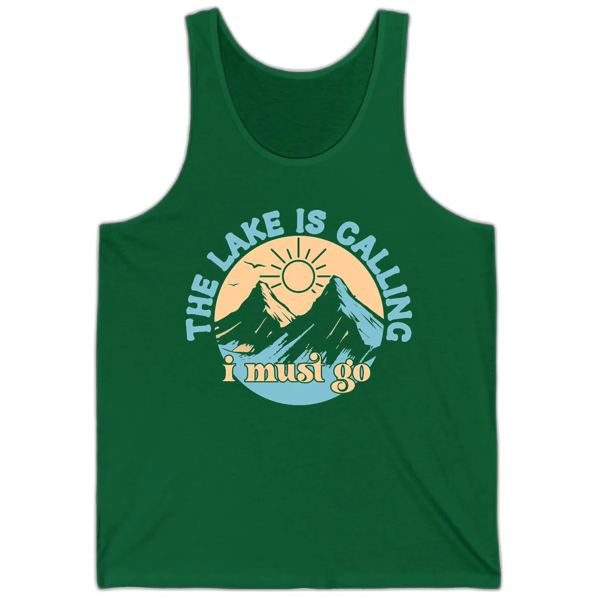 The Lake Is Calling I Must Go Tank in Kelly