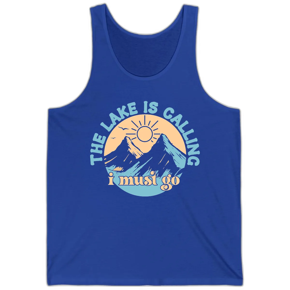 The Lake Is Calling I Must Go Tank in True Royal