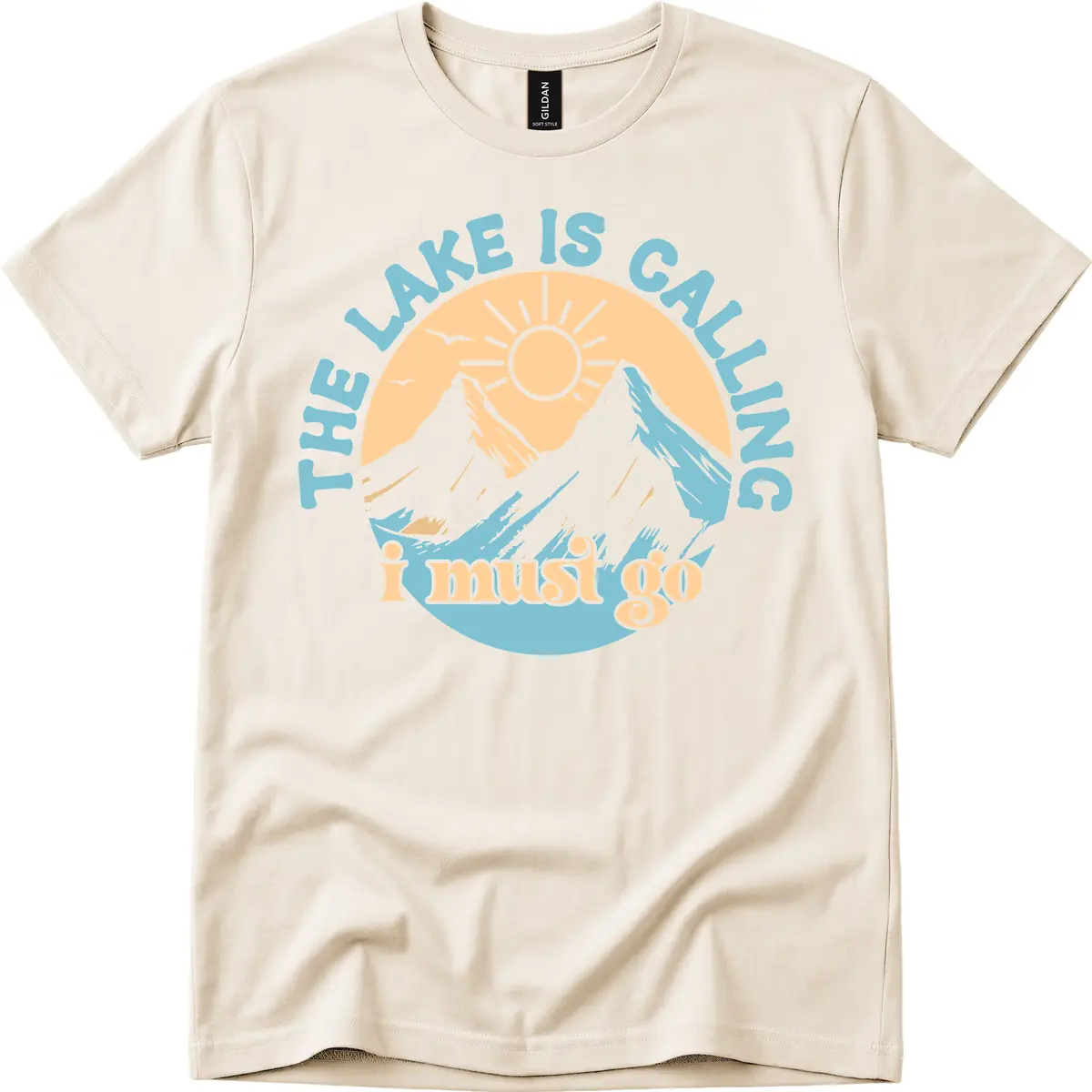 The Lake Is Calling I Must Go T-Shirt in Natural