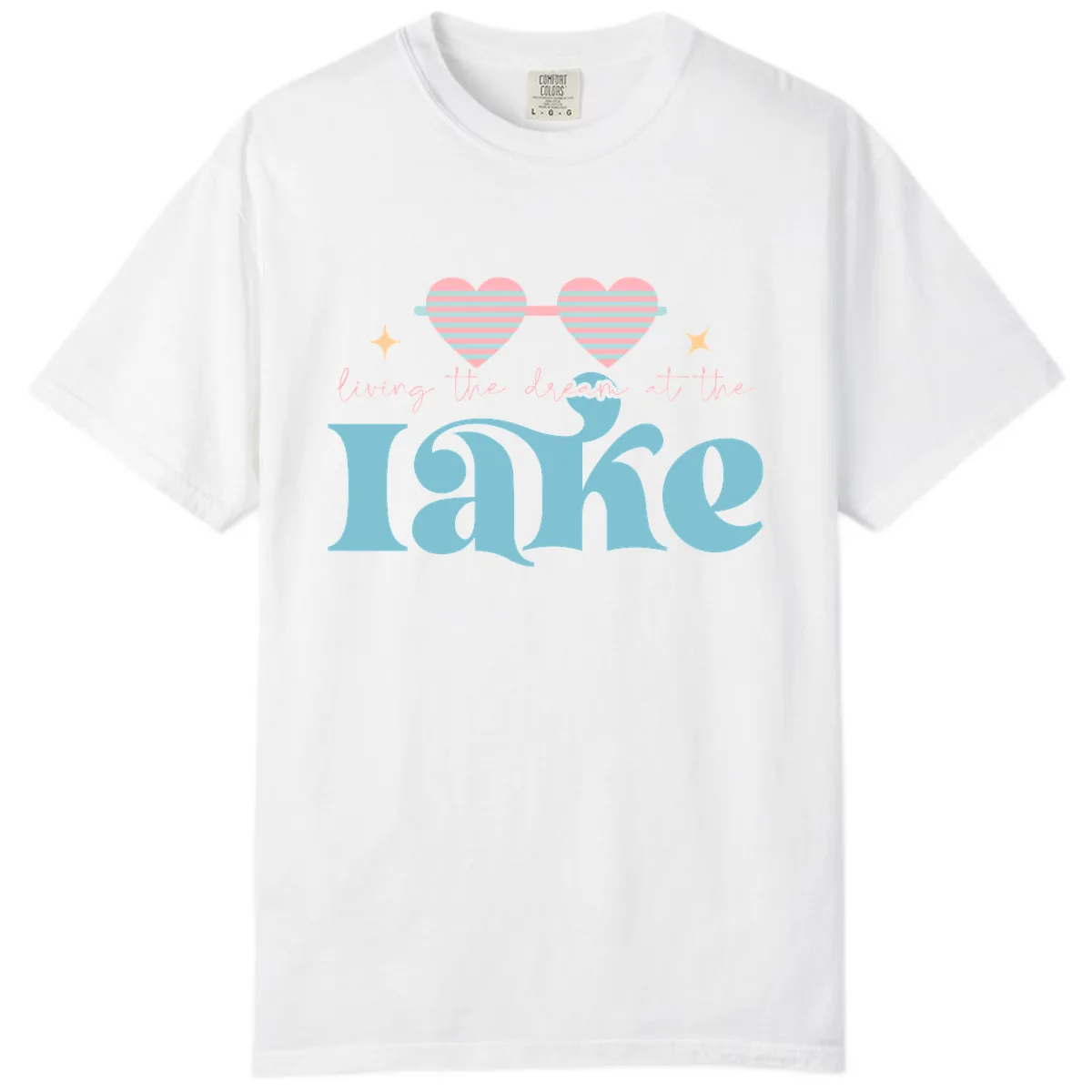Living The Dream At The Lake Comfort Color in White