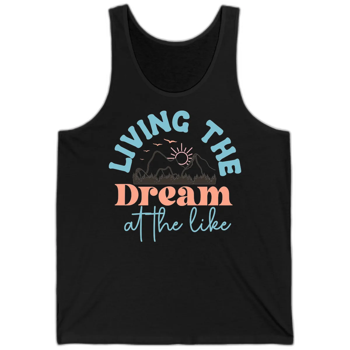 Living The Dream At The Lake Tank in Black
