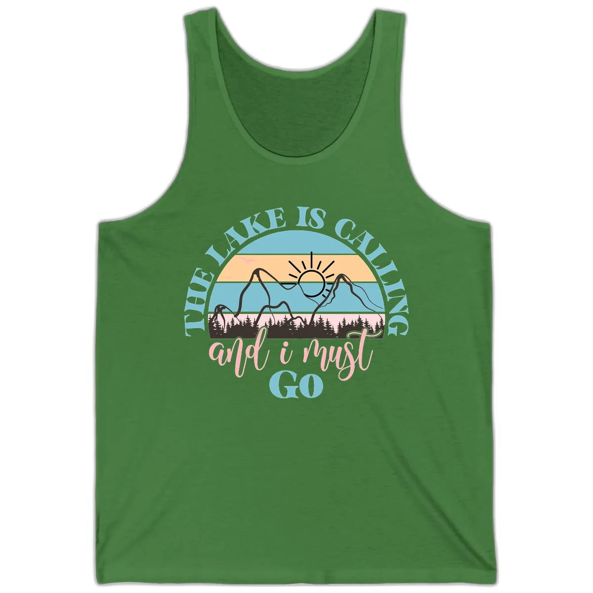 The Lake Is Calling And I Must Go Tank in Leaf