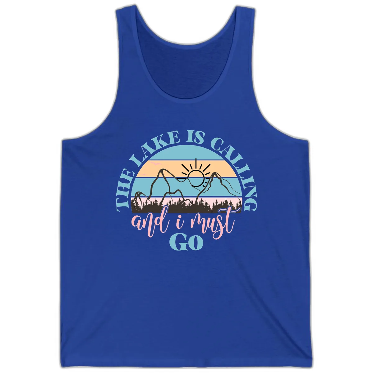 The Lake Is Calling And I Must Go Tank in True Royal