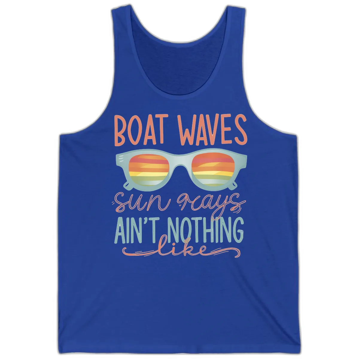 Boat Waves Sun Rays Ain't Nothing Like Tank in True Royal