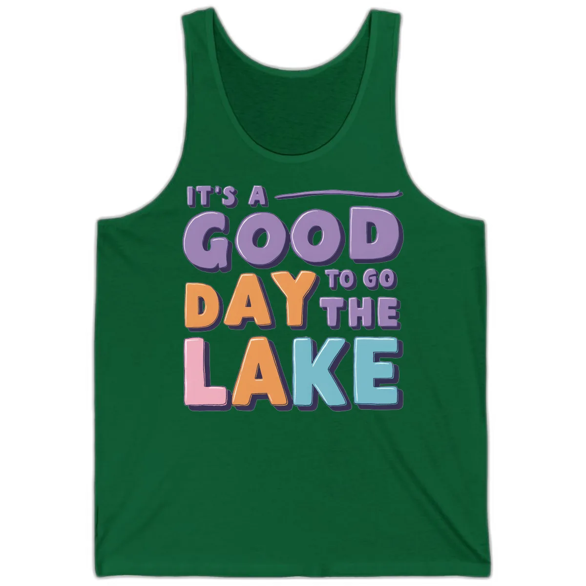 It's A Good Day To Go To The Lake Tank in Kelly