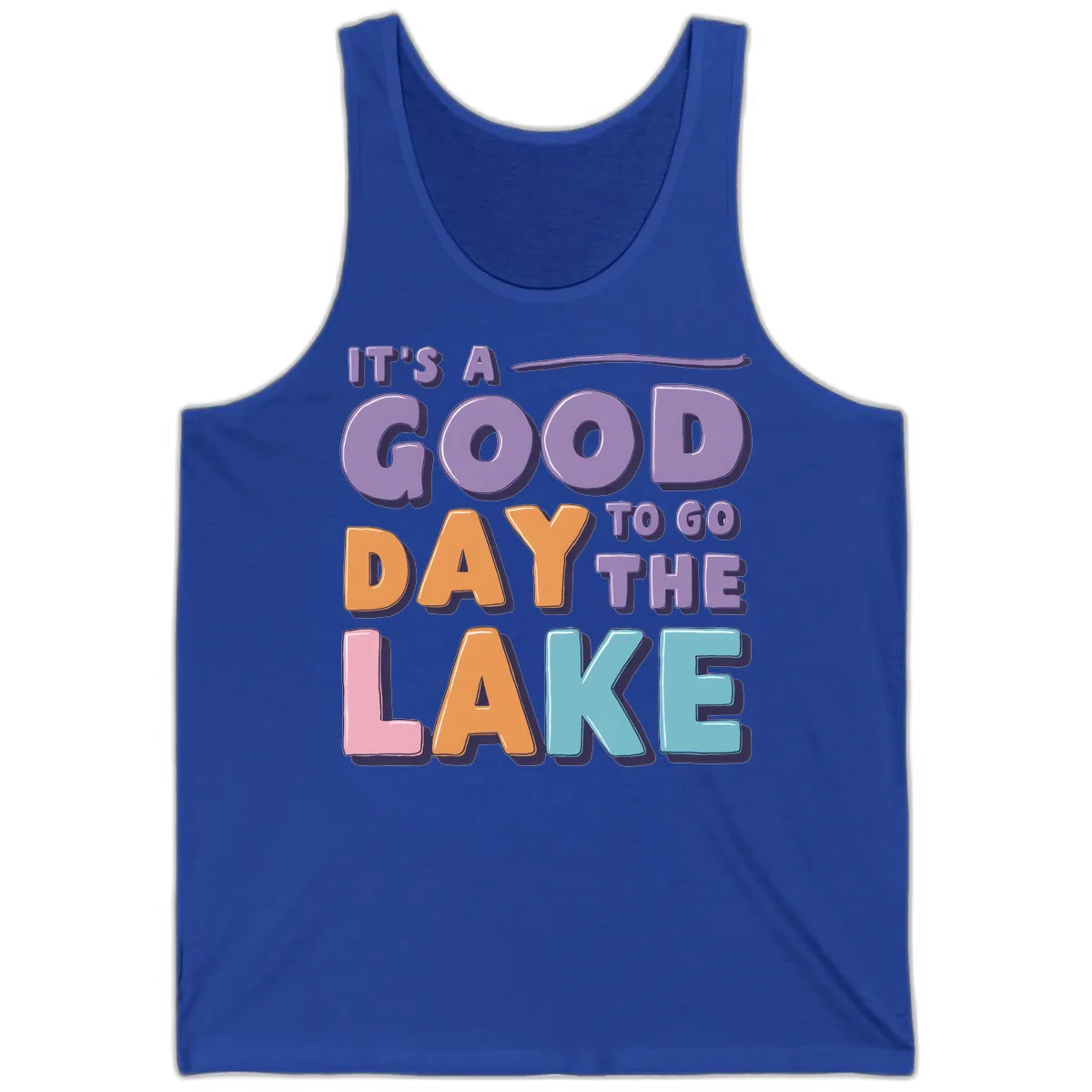 It's A Good Day To Go To The Lake Tank in True Royal