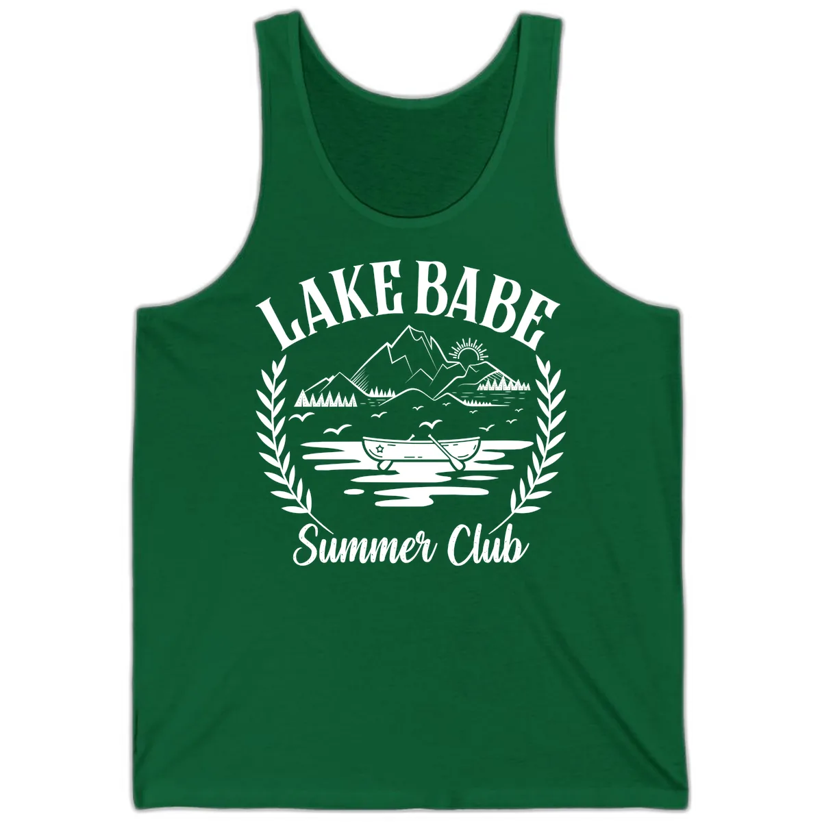 Lake Babe Summer Club Design Tank in Kelly