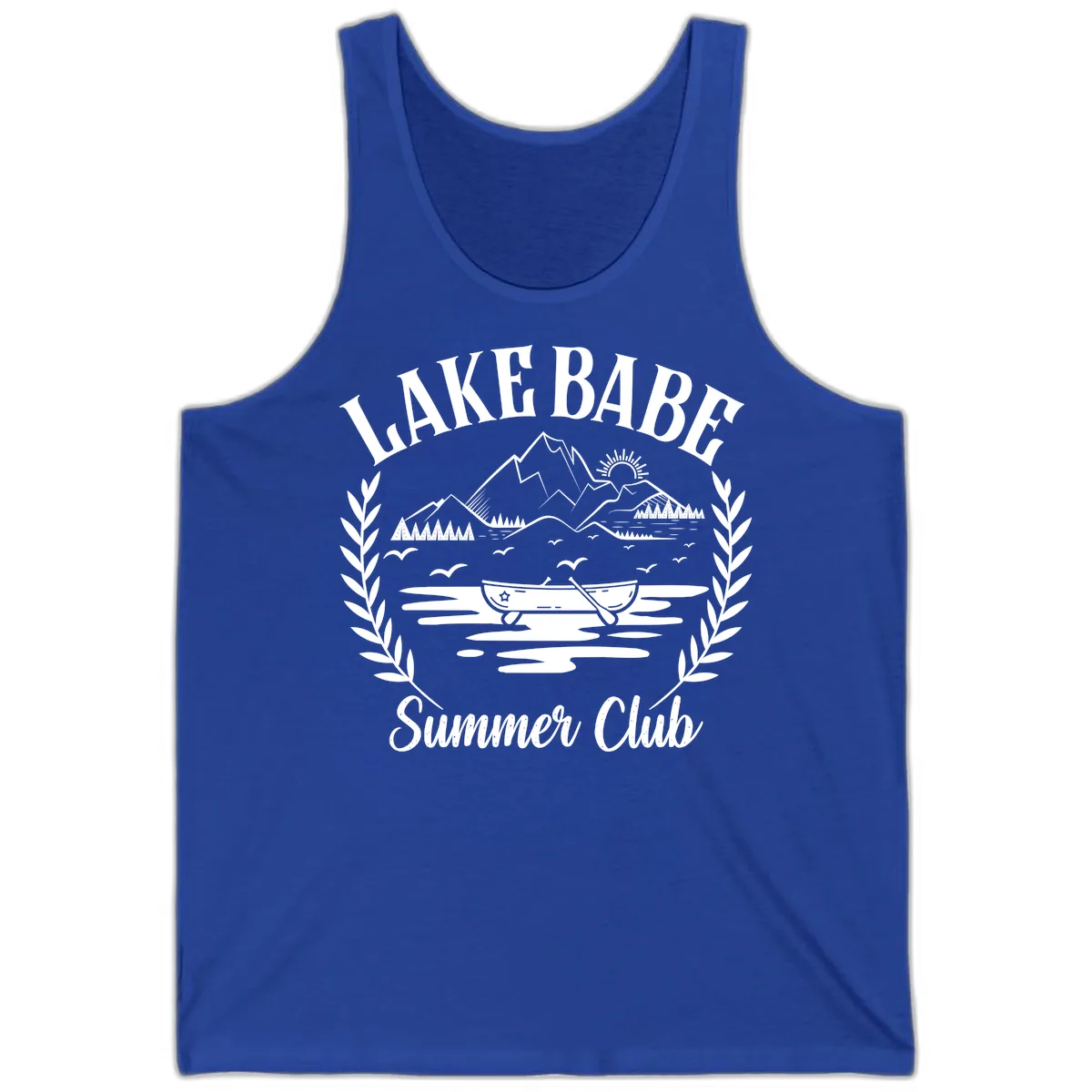 Lake Babe Summer Club Design Tank in True Royal
