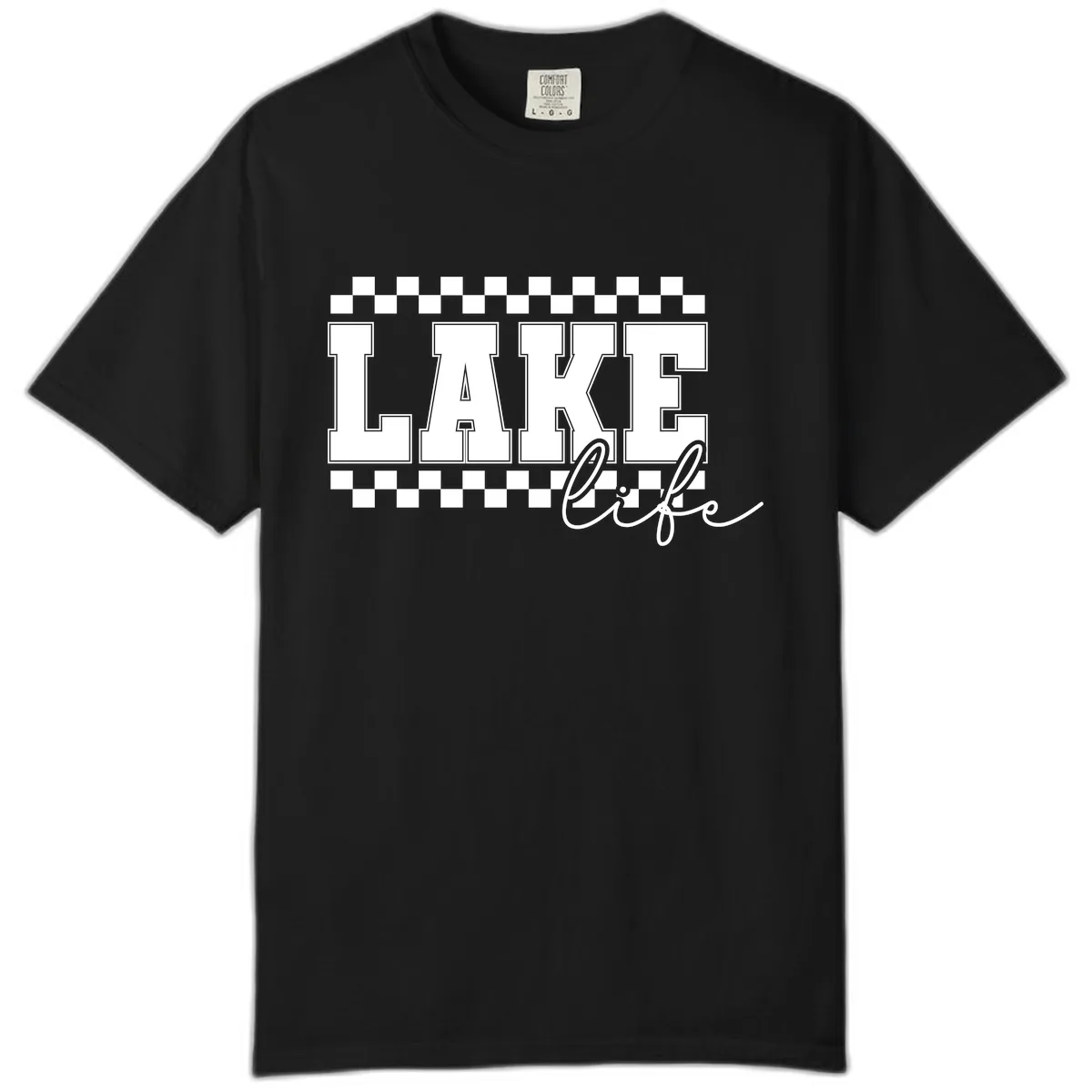 Lake Life Varsity Style Comfort Color in Black