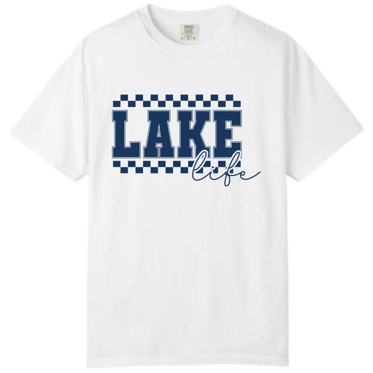 Lake Life Varsity Style Comfort Color in White