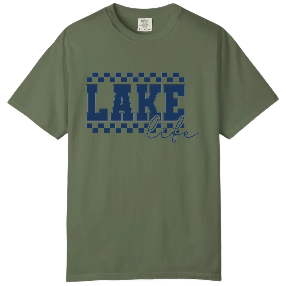 Lake Life Varsity Style Comfort Color in Sage