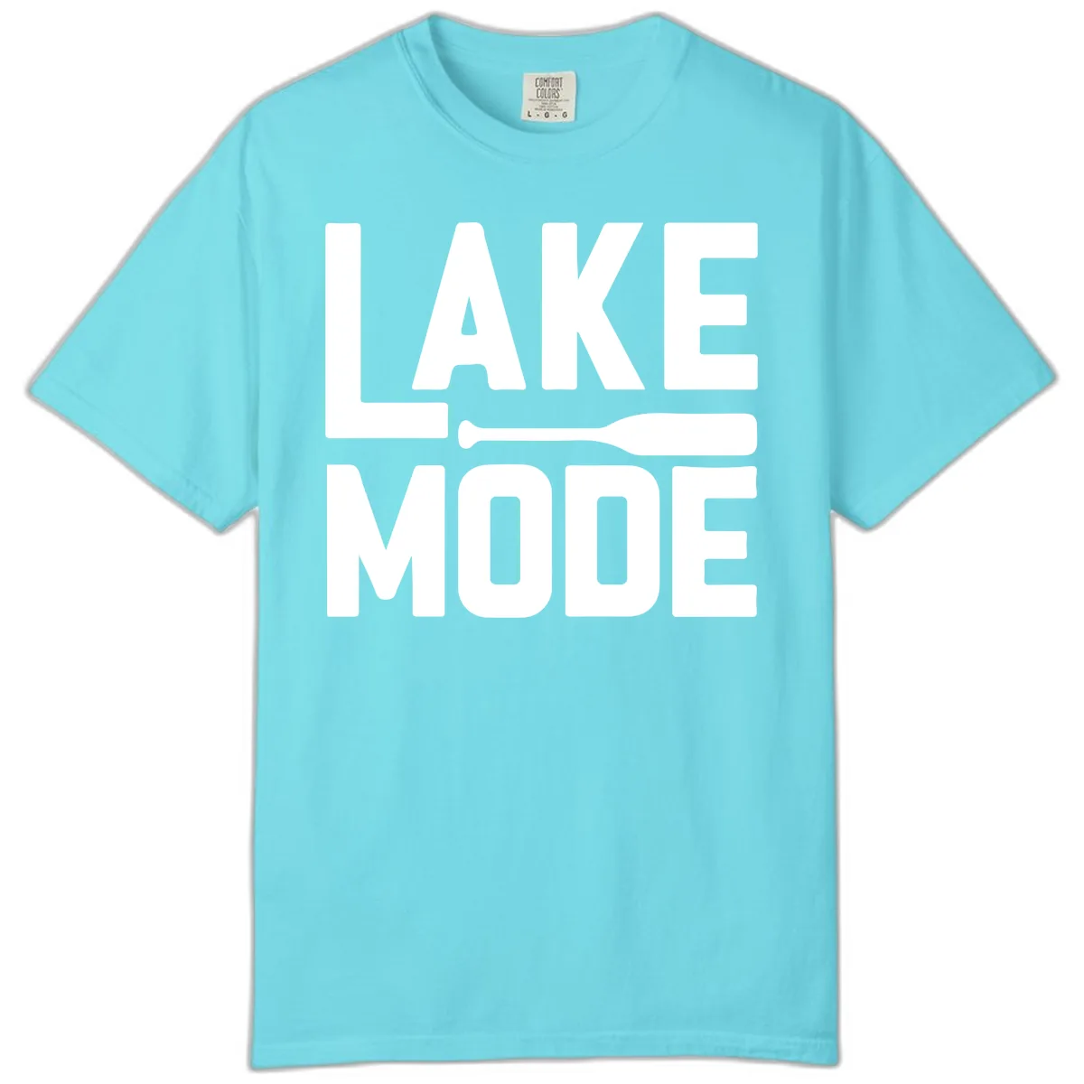 Lake Mode Paddle Design Comfort Color in Lagoon Blue